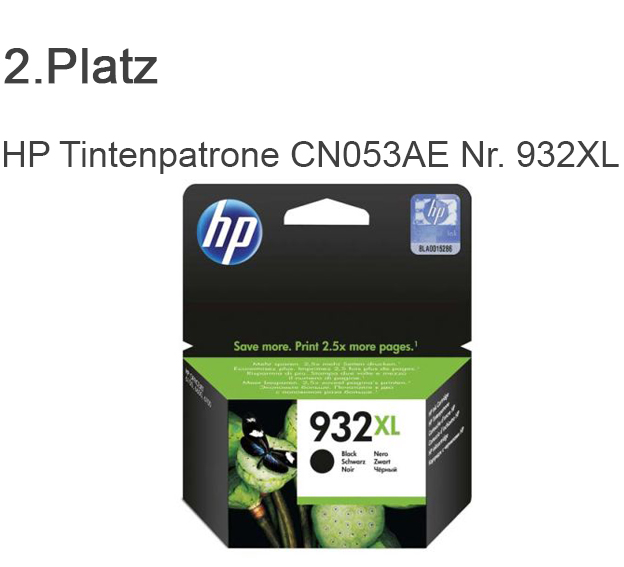 HP Tintenpatrone CN053AE Nr. 932XL