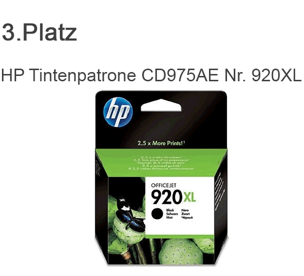 HP Tintenpatrone CD975AE Nr. 920XL