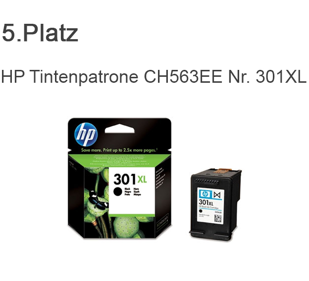 HP Tintenpatrone CH563EE Nr. 301XL