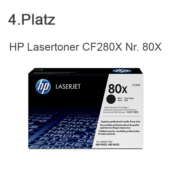 HP Lasertoner CF280X Nr. 80X